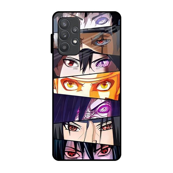 Anime Eyes Glass Case for Samsung Galaxy A52 Hot on Sale