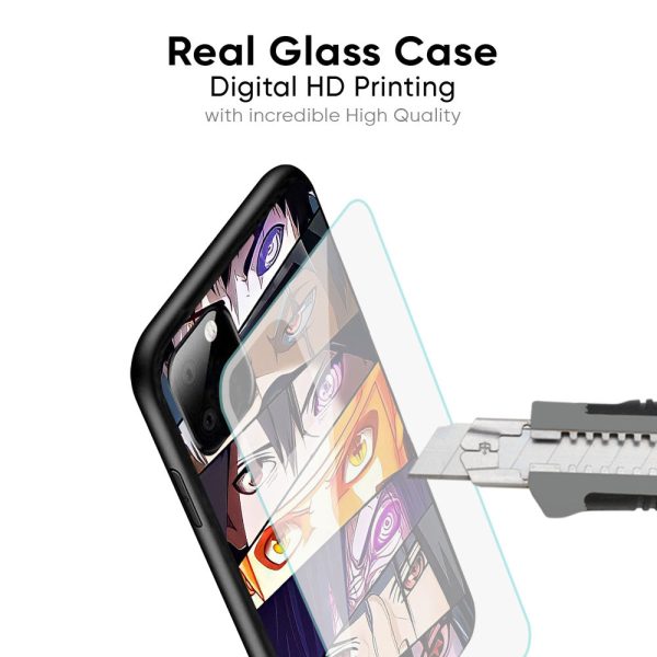 Anime Eyes Glass Case for Samsung Galaxy A52 Hot on Sale