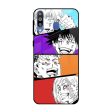 Anime Sketch Glass Case for Samsung Galaxy M40 Discount