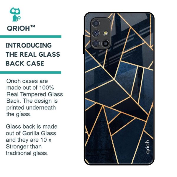 Abstract Tiles Glass Case for Samsung Galaxy M51 Cheap