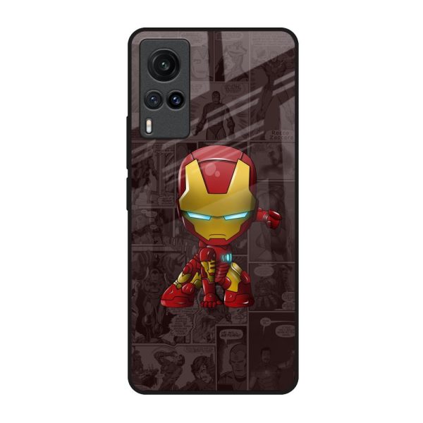 Angry Baby Super Hero Glass Case for Vivo X60 Hot on Sale