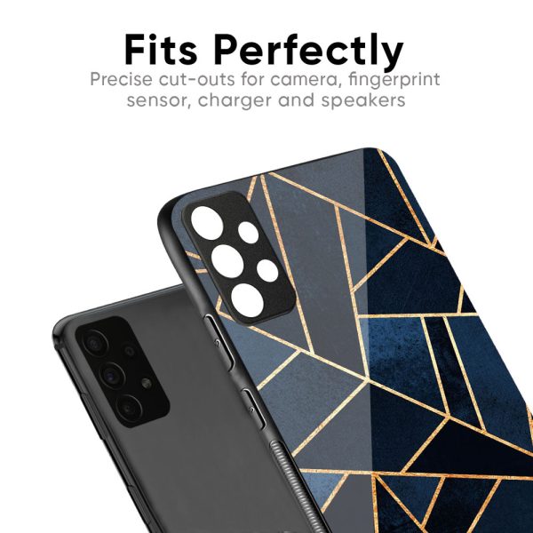 Abstract Tiles Glass Case for Samsung Galaxy A52 For Discount