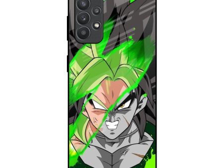 Anime Green Splash Glass Case for Samsung Galaxy M32 5G Sale