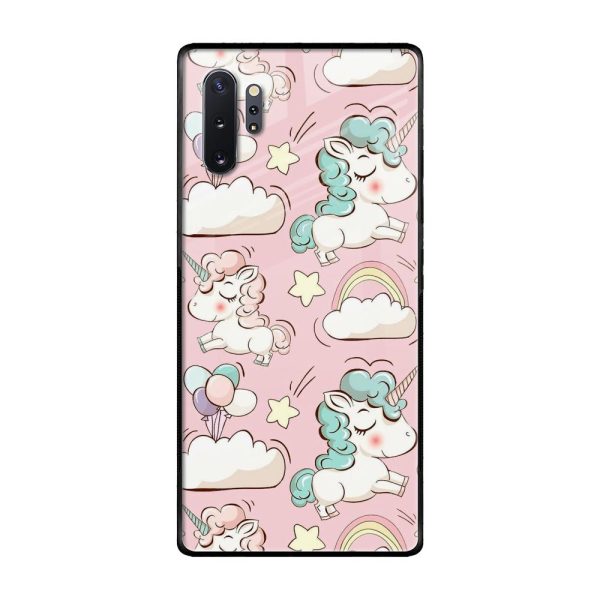 Balloon Unicorn Glass case for Samsung Galaxy Note 10 Plus For Sale