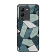 Abstact Tiles Glass Case for Vivo V25 Pro Online Sale