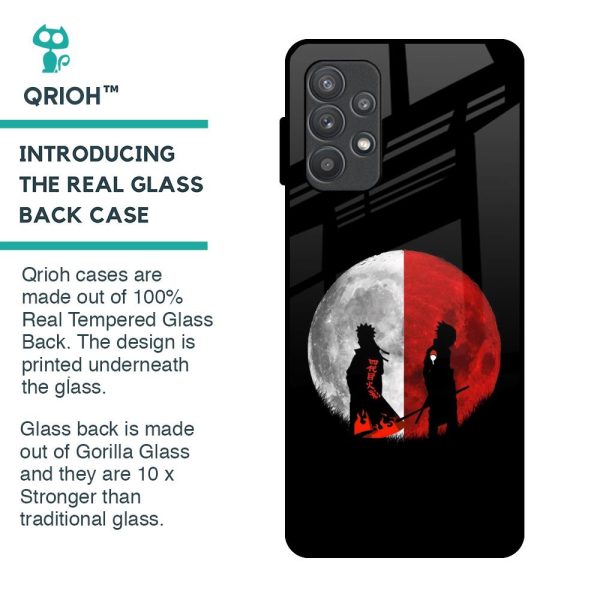 Anime Red Moon Glass Case for Samsung Galaxy A52 For Discount