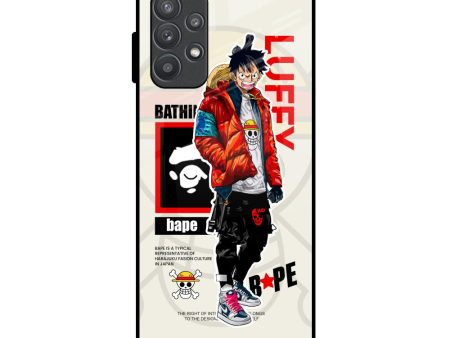 Bape Luffy Glass Case for Samsung Galaxy A52 Fashion