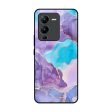 Alcohol ink Marble Glass Case for Vivo V25 Pro For Sale