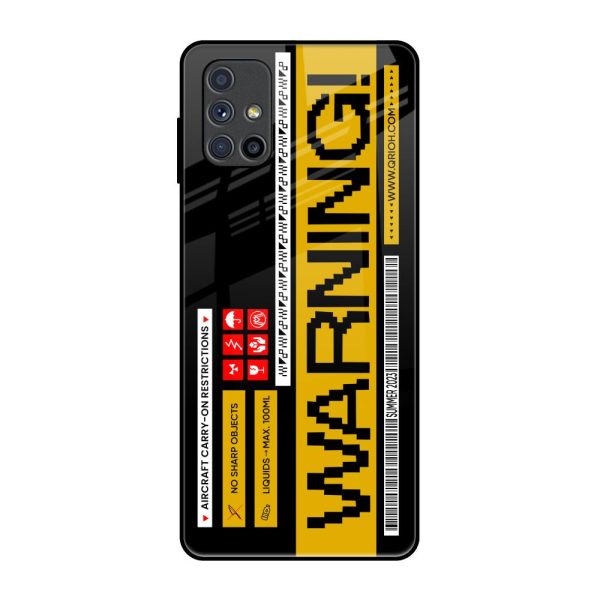 Aircraft Warning Glass Case for Samsung Galaxy M51 Online now