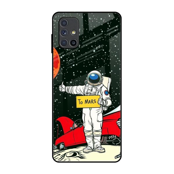 Astronaut on Mars Glass Case for Samsung Galaxy M51 For Discount