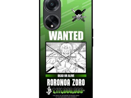 Zoro Wanted Glass Case for Oppo F23 5G Online now