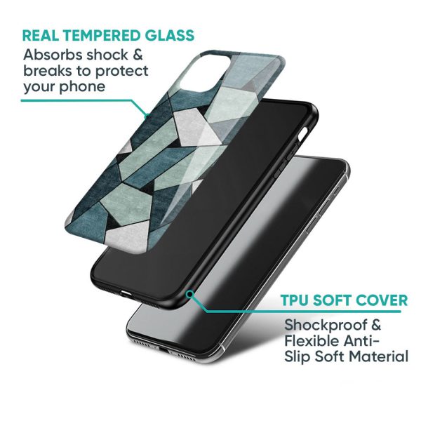 Abstact Tiles Glass Case for Vivo V25 Pro Online Sale