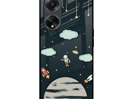 Astronaut Dream Glass Case For Oppo F23 5G Online now