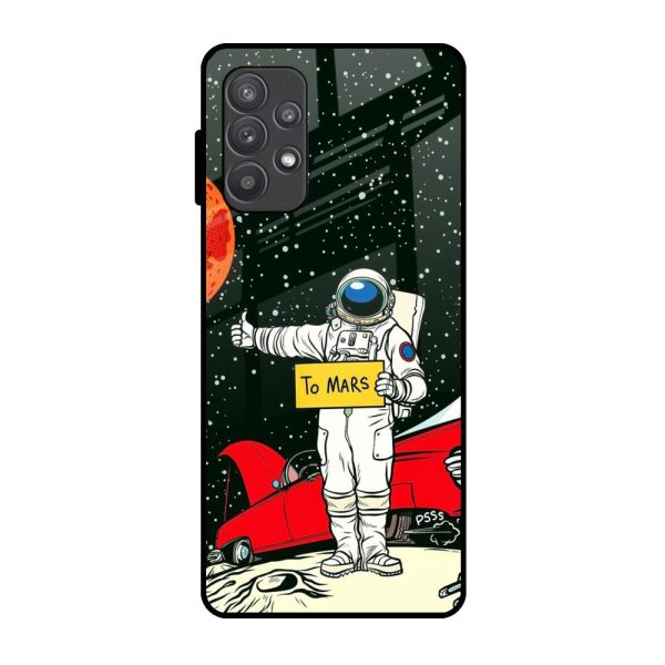 Astronaut on Mars Glass Case for Samsung Galaxy A52 Online Hot Sale