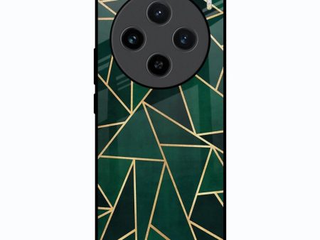 Abstract Green Glass Case For Vivo X100 5G Online now