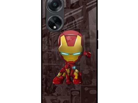 Angry Baby Super Hero Glass Case for Oppo F23 5G Hot on Sale