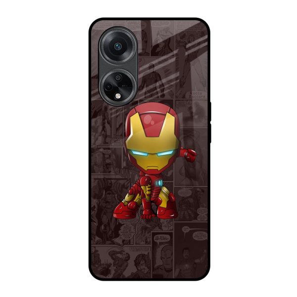 Angry Baby Super Hero Glass Case for Oppo F23 5G Hot on Sale