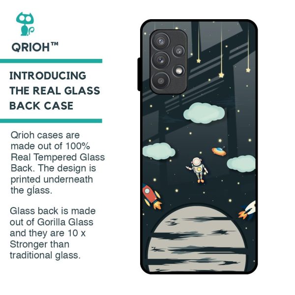 Astronaut Dream Glass Case For Samsung Galaxy A52 Hot on Sale