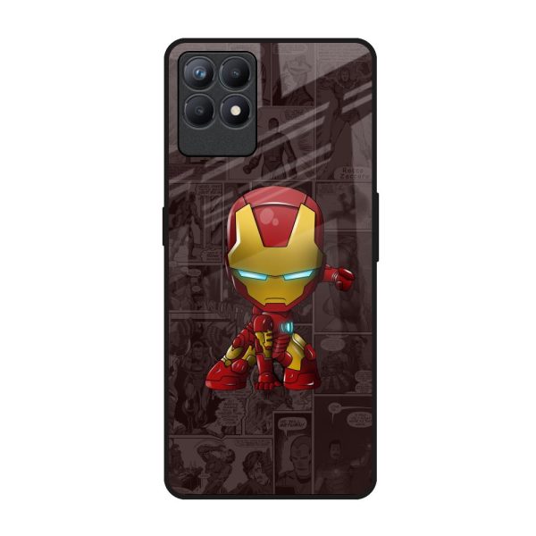 Angry Baby Super Hero Glass Case for Realme Narzo 50 Online Sale