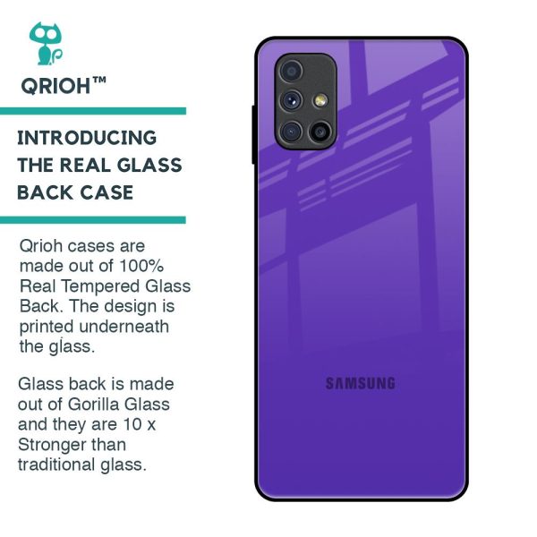 Amethyst Purple Glass Case for Samsung Galaxy M51 For Cheap