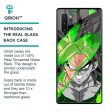 Anime Green Splash Glass Case for Samsung Galaxy Note 10 Plus Online now