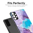 Alcohol ink Marble Glass Case for Samsung Galaxy M13 Cheap