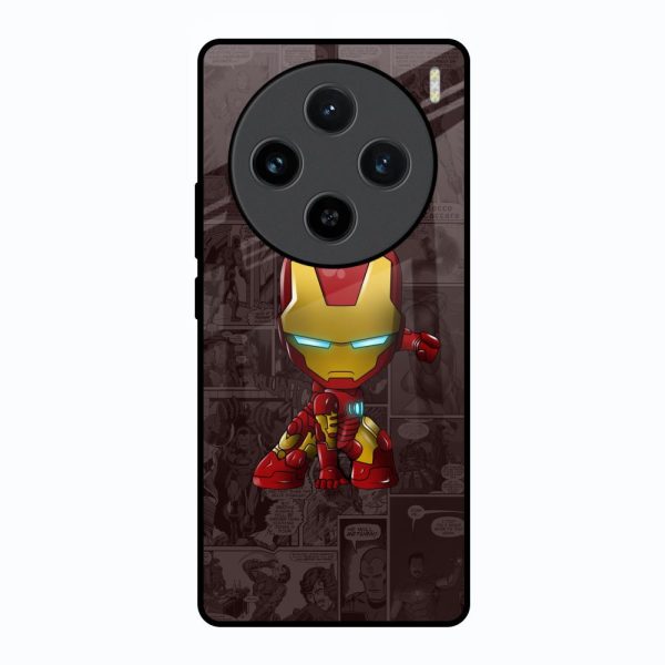 Angry Baby Super Hero Glass Case for Vivo X100 5G on Sale