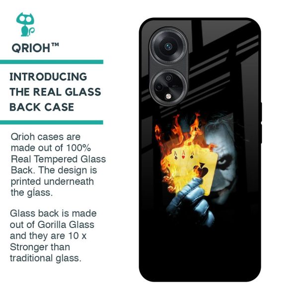 AAA Joker Glass Case for Oppo F23 5G Online now