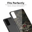 Army Warrior Glass Case for Samsung Galaxy A50 Fashion