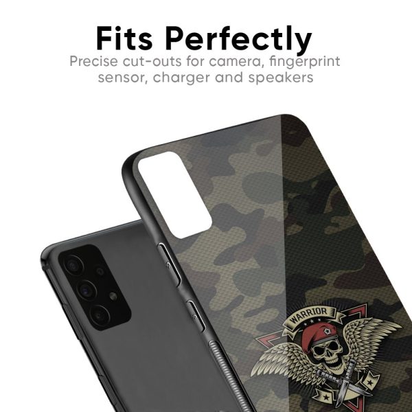 Army Warrior Glass Case for Samsung Galaxy A50 Fashion