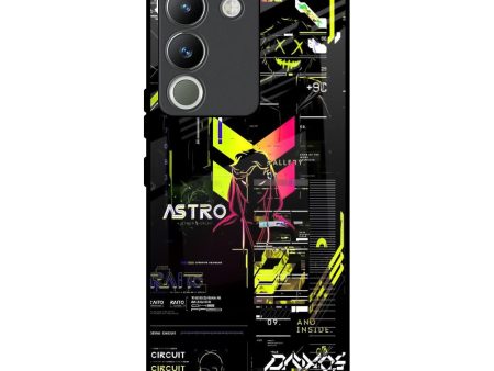 Astro Glitch Glass Case for Vivo Y200 5G For Sale