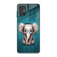 Adorable Baby Elephant Glass Case For Samsung Galaxy M51 Online now