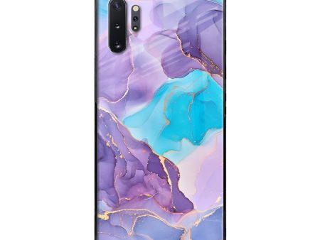 Alcohol ink Marble Glass Case for Samsung Galaxy Note 10 Plus Hot on Sale