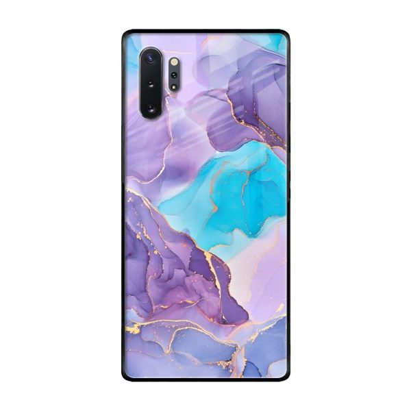 Alcohol ink Marble Glass Case for Samsung Galaxy Note 10 Plus Hot on Sale