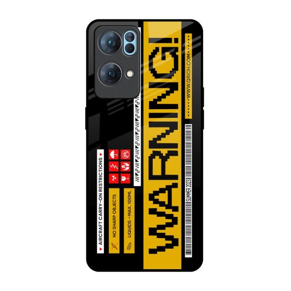 Aircraft Warning Glass Case for Oppo Reno7 Pro 5G on Sale