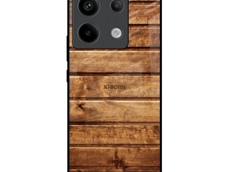 Wooden Planks Glass Case for Redmi Note 13 Pro 5G Online Hot Sale