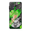 Anime Green Splash Glass Case for Samsung Galaxy A52 Cheap