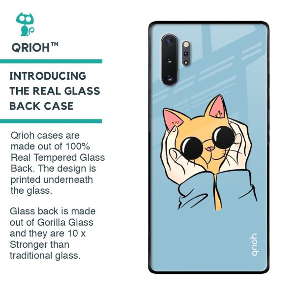 Adorable Cute Kitty Glass Case For Samsung Galaxy Note 10 Plus on Sale