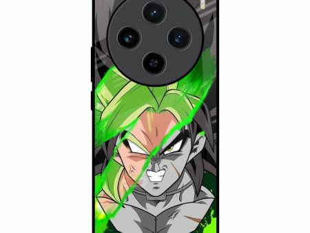 Anime Green Splash Glass Case for Vivo X100 5G Online Hot Sale