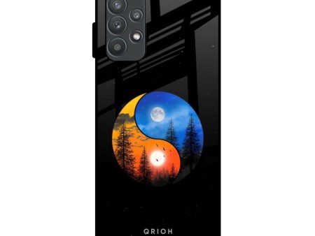 Yin Yang Balance Glass Case for Samsung Galaxy A52 For Cheap