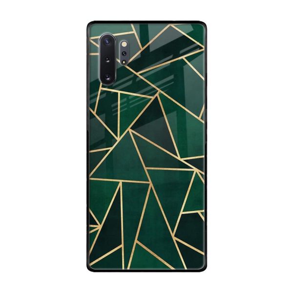 Abstract Green Glass Case For Samsung Galaxy Note 10 Plus Supply