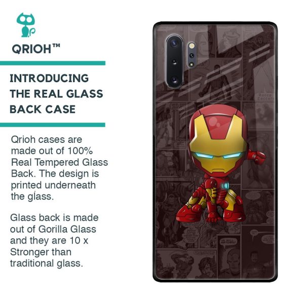 Angry Baby Super Hero Glass Case for Samsung Galaxy Note 10 Plus Online Sale