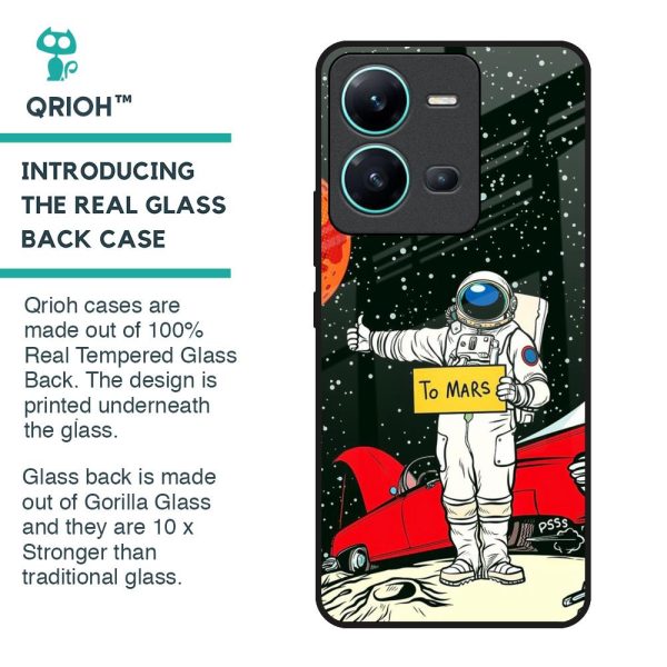 Astronaut on Mars Glass Case for Vivo V25 Supply