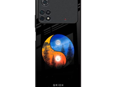 Yin Yang Balance Glass Case for Poco M4 Pro Fashion