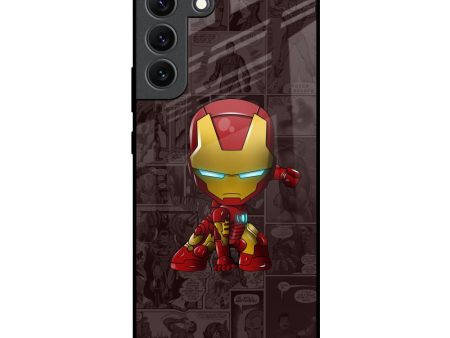 Angry Baby Super Hero Glass Case for Samsung Galaxy S22 5G Fashion