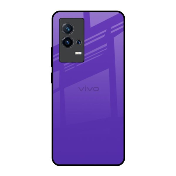 Amethyst Purple Glass Case for IQOO 8 5G Discount