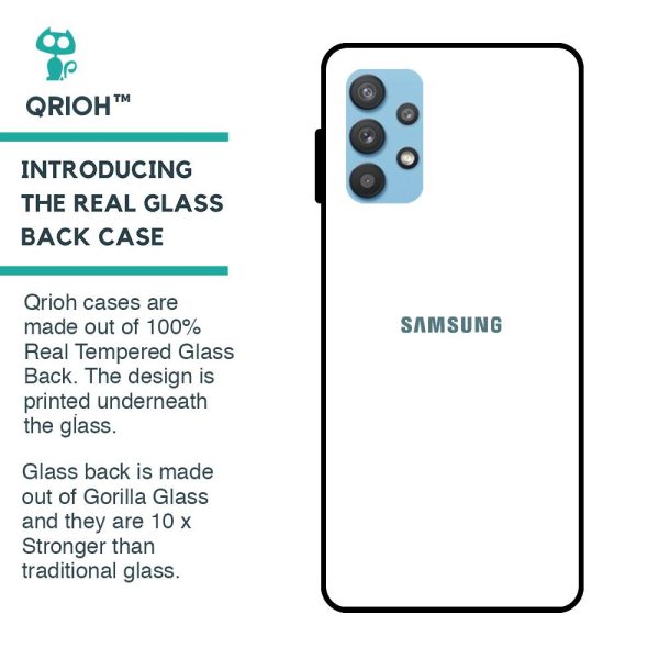 Arctic White Glass Case for Samsung Galaxy A52s Cheap