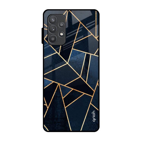 Abstract Tiles Glass Case for Samsung Galaxy A52 For Discount