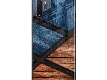 Wooden Tiles Glass Case for Samsung Galaxy Note 10 Plus For Sale