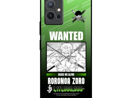 Zoro Wanted Glass Case for Vivo Y75 5G Online Sale